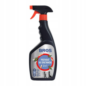 Bros preparat do śmietników 2w1 - Ochrona przed nieprzyjemnym zapachem i owadami - 500ml