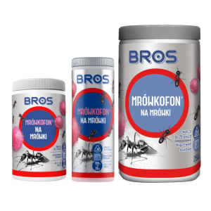 Bros Mrówkofon - Granulowana trutka pokarmowa na mrówki - 75 g, 120 g oraz 250 g