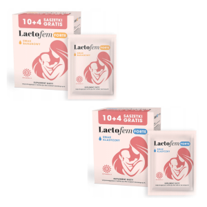 Lactofem Forte Pharma Dot - Wspomaga laktację - 14 saszetek o smaku klasycznym lub bananowym
