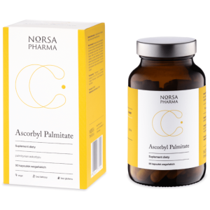 Ascorbyl Palmitate Norsa Pharma - Witamina C, połączenie kwasu palmitynowego z kwasem askorbinowym - 90 kapsułek