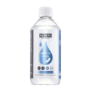 Olej MCT 100% C8 + C10 BeKeto - Dla osób na diecie ketogenicznej - 100, 500 lub 1000 ml