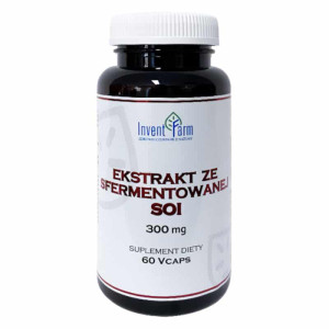 Ekstrakt ze sfermentowanej soi 300mg Invent Farm - Krążenie i serce - 60 kapsułek
