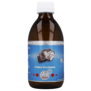 Niejonowe Nano Srebro Koloidalne Strong AG 50 ppm Vitacolloids - 300 ml
