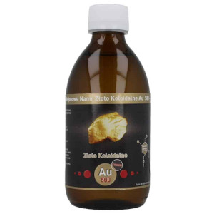 Niejonowe Nano Złoto Koloidalne AU 500 Strong 50 ppm Vitacolloids - 300 ml