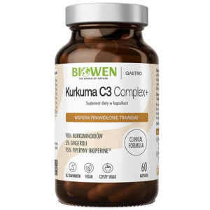 Kurkuma C3 Complex Biowen - Wsparcie organizmu - 60 kapsułek
