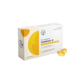 Aura Care Omega-3 - codzienne wsparcie mózgu, serca i odporności - 60 kapsułek