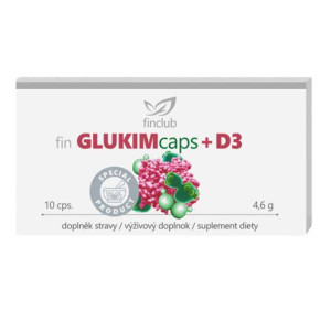 Glukimcaps+D3 Finclub - Beta-glukany i witamina D3 - 10 kapsułek