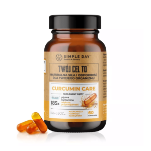 Kurkumina Twój Cel To - Płynna kurkumina 720 mg jako naturalne wsparcie organizmu - 60 kapsułek