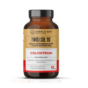 Colostrum Twój Cel To - Kolostrum 200 mg dla regeneracji organizmu i ogólnej poprawy kondycji zdrowotnej - 60 kapsułek