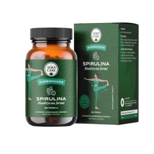 Aura Care Spirulina - zielona moc natury dla zdrowia i codziennej energii - 56 porcji