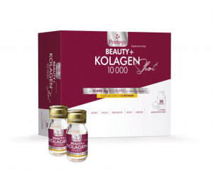 Protego Beauty Kolagen 10.000 Shot Salvum Lab – Płynny kolagen z kompleksem 12 witamin - 30 ampułek