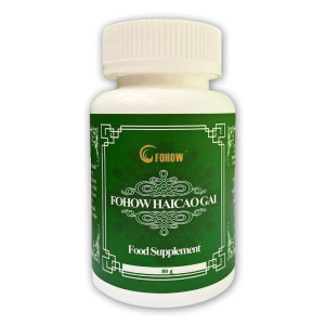Wapń z alg morskich Chlorella Haicao Gai Fohow - Wsparcie dla kości i zębów - 100 kapsułek