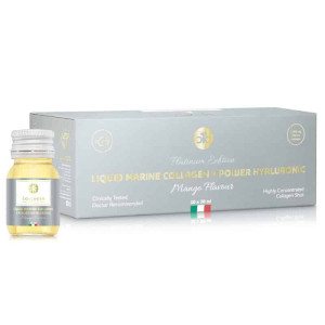 Płynny Kolagen Morski z Kwasem Hialuronowym o smaku Mango The Collagen Company – 10 x 30 ml