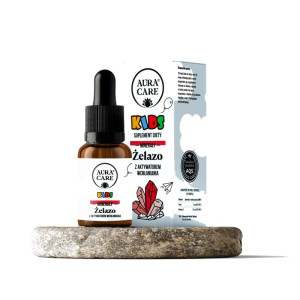 Aura Care Żelazo kids - wsparcie energii, odporności i rozwoju dziecka - 30 ml