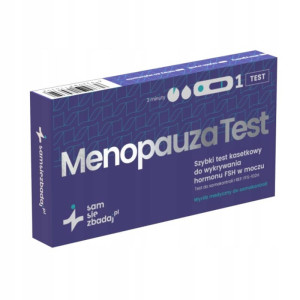 Domowy test na menopauzę Sam Się Zbadaj Menopauza Test - szybki sposób na sprawdzenie zmian hormonalnych