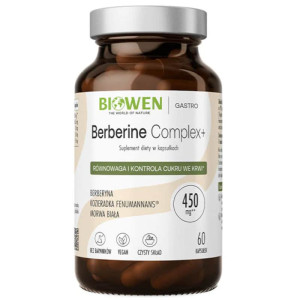 Berberine Complex + Biowen - Z kozieradką i morwą białą dla kontroli cukru - 60 kapsułek