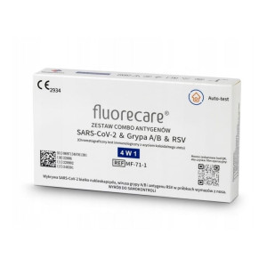 Test Combo COVID Grypa RSV 4w1 Fluorecare - Szybka diagnostyka infekcji w jednym badaniu