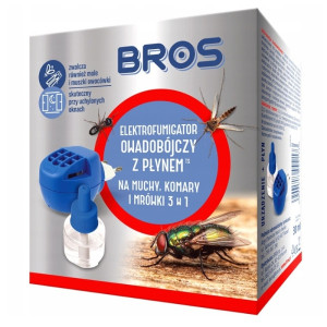 Bros Elektro + płyn na komary - Zwalcza komary -  zestaw