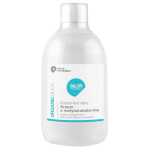 Krzem z metylokobalaminą - witaminą B12 SILOR+Kobalt Invex Remedies - 500 ml