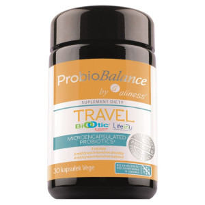 Travel ProbioBalance Aliness - Utrzymanie prawidłowego funkcjonowania jelit - 30 kapsułek