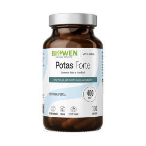 Potas Forte Biowen - Cytrynian potasu - 100 kapsułek