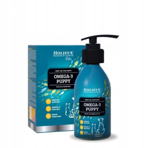 Olej dla szczeniąt Omega 3 Holista Omega-3 Puppy Oil - prawidłowy rozwój od pierwszych tygodni życia