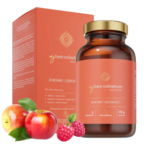 MyBestColostrum MyBestPharm - Wsparcie odporności dla dzieci i dorosłych - 90g proszek