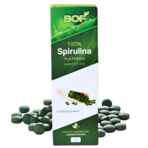 Spirulina platensis w tabletkach Bio Organic Foods - Naturalne wsparcie odżywcze dla organizmu