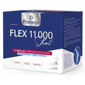 Kolagen Protego Flex 11 000 mg - Wygodny shot do picia - 30 porcji