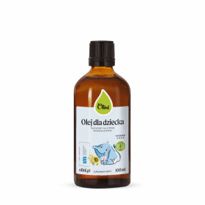 Olej dla dziecka Olini - naturalne wsparcie dla malucha - 100 ml, 250 ml, 500 ml, 1000 ml