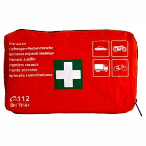 Apteczka samochodowa DIN 13164 - kompletne zabezpieczenie na drodze