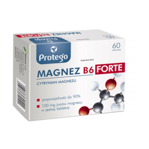 Magnez B6 Forte Protego - Wsparcie pracy mięśni i układu nerwowego - 60 tabletek