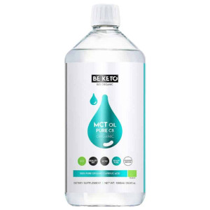 Olej MCT 100% C8 BeKeto - Podstawa diety ketogenicznej - 100, 500 lub 1000 ml 1000 ml