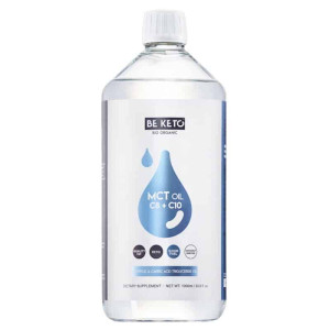 Olej MCT 100% C8 + C10 BeKeto - Dla osób na diecie ketogenicznej - 100, 500 lub 1000 ml 1000 ml