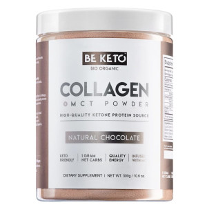 Kolagen z olejem MCT BeKeto w proszku 300 g - Różne smaki Naturalna czekolada