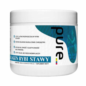 Pure Kolagen na stawy + Siarka organiczna, Glukozamina i Chondroityna – 30 porcji (165 g)