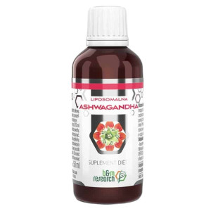 B&M Ashwagandha Liposomalna - Pomaga utrzymać równowagę psychiczną - 50 ml