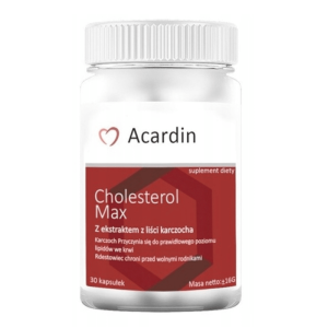 Acardin Cholesterol Max NGS - Wspomaga układ krążenia 1 opakowanie