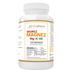 Magnez Skurcz Mg+K+B6 Forte Alto Pharma - 120 kapsułek