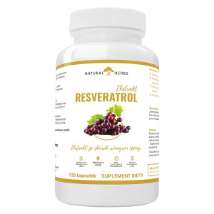 Resveratrol Ekstrakt ze skórek winogron 500 mg Alto Pharma - 120 kapsułek