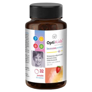 Opti Kids Immunoprotect NaturDay - Wspiera naturalną odporność - 32 pastylki do ssania
