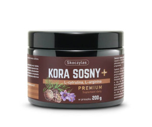 Kora Sosny nadmorskiej, kwiat szafranu + L-cytrulina + L-arginina PREMIUM Skoczylas - 200 g