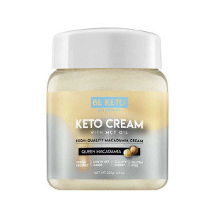 Keto Krem z Olejem MCT BeKeto - Różne Smaki 250 g Królowa makadamia