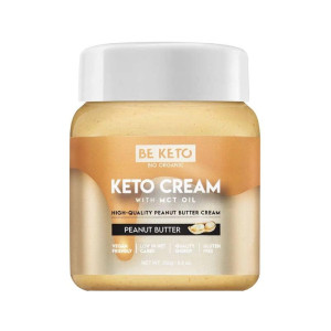 Keto Krem z Olejem MCT BeKeto - Różne Smaki 250 g Masło orzechowe
