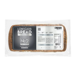 Keto Chleb wieloziarnisty BeKeto - Wysokobiałkowe pieczywo z kwasami Omega - 360 g