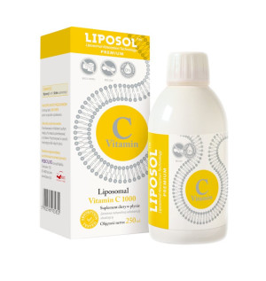 Liposomalna Witamina C 1000 LIPOSOL Aliness - Suplement diety w płynie - 250 ml Naturalny