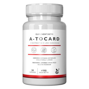 A-tocard - Wspomaga serce i prawidłowy poziom cholesterolu 1 opakowanie