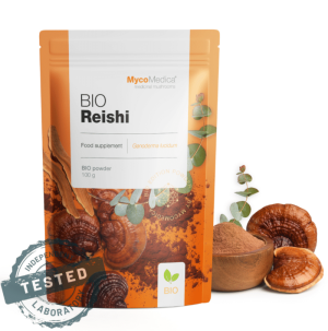 Reishi Grzyby suszone MycoMedica - Dla odporności i witalności - 100 g