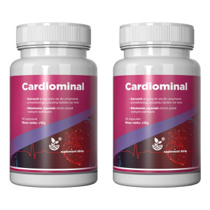 Cardiominal - Pomaga utrzymać prawidłowy poziom cholesterolu 2 opakowania