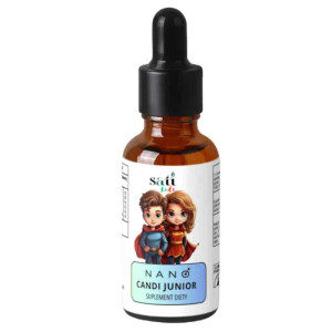 Nano Candi Junior SATI Labs - Naturalne wsparcie organizmu, dzieci bez candida - 50 ml